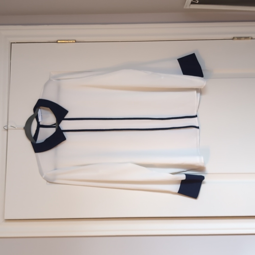 COPY - Piaza Italia white sheer blouse